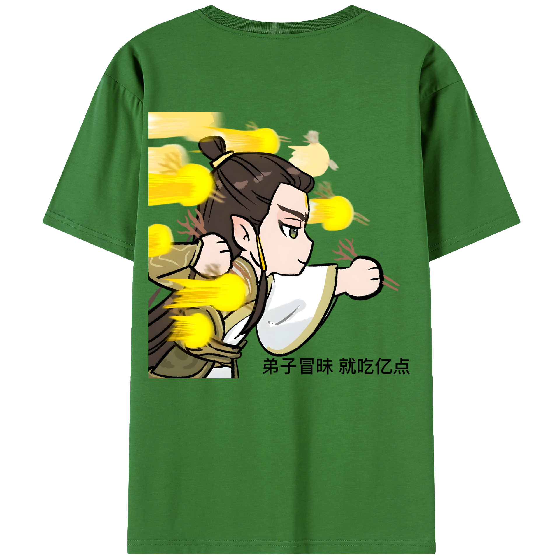 （画像用） Ne Zha 2 ナタ 魔童の大暴れ レディース半袖Tシャツ(バックプリント)